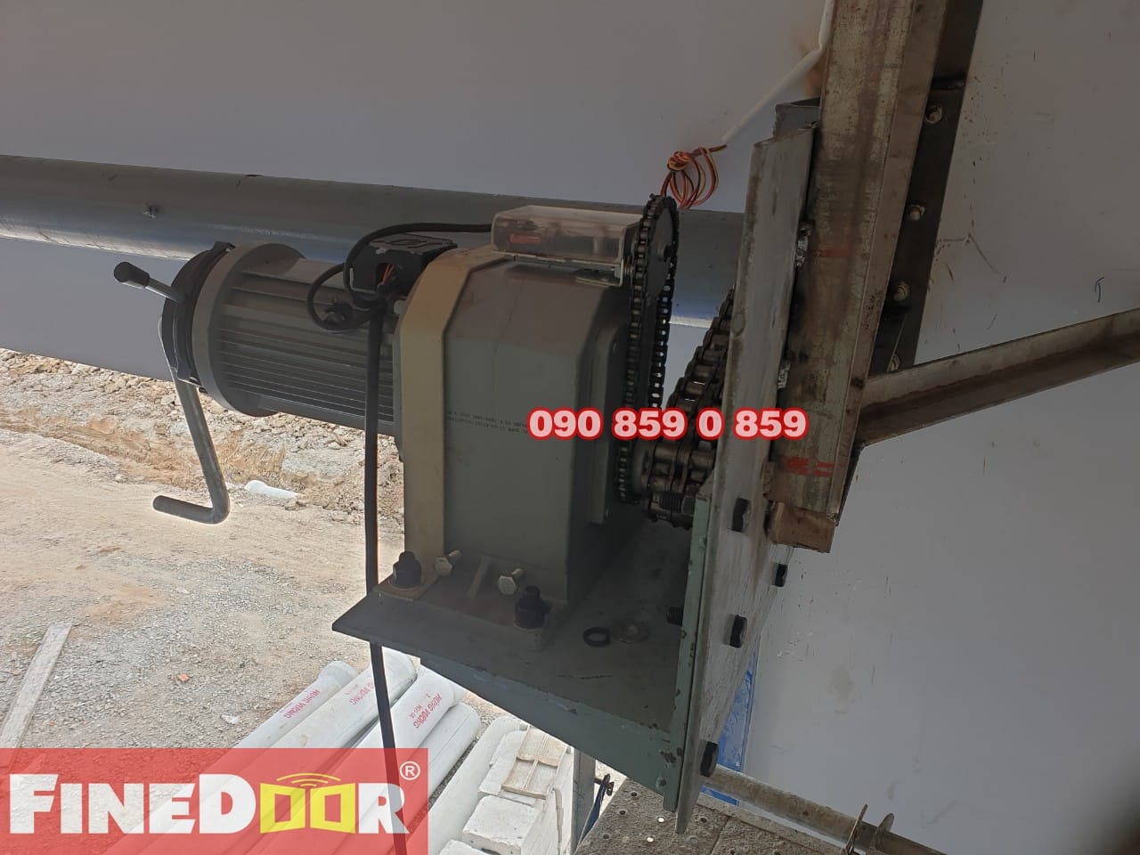 Motor cửa cuốn siêu trường 2500 kg