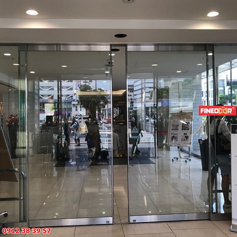 Cửa trượt tự động Nabco siêu mỏng