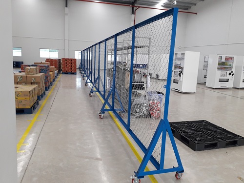Hàng rào chắn lưới B40 di động
