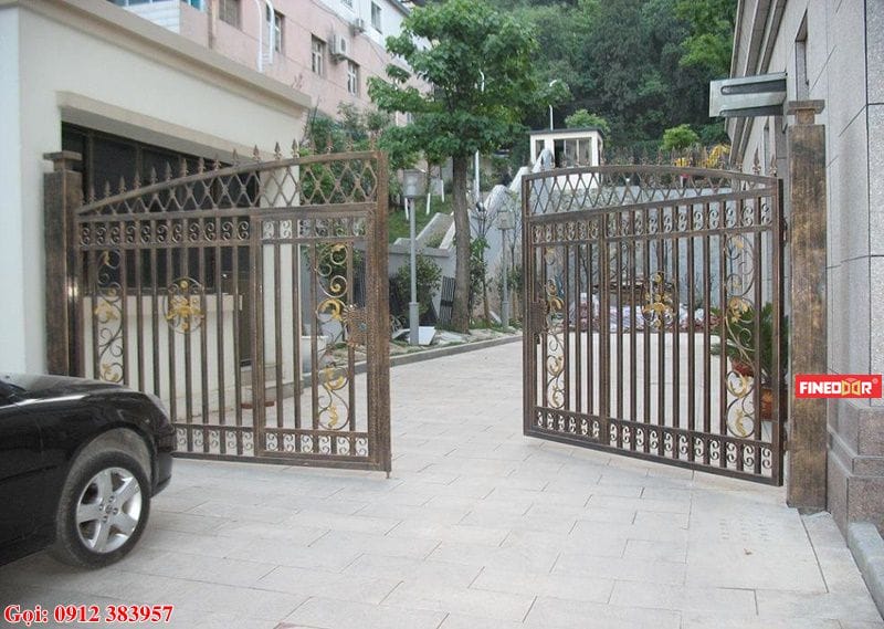 Mẫu cổng mở