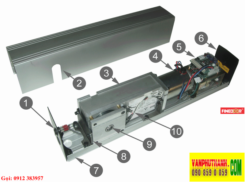 KTH TH3, Cửa tự động KTH,  cửa kính trượt tự động KTH TH3, cửa tụed dộng, cửa kính trượt tự động