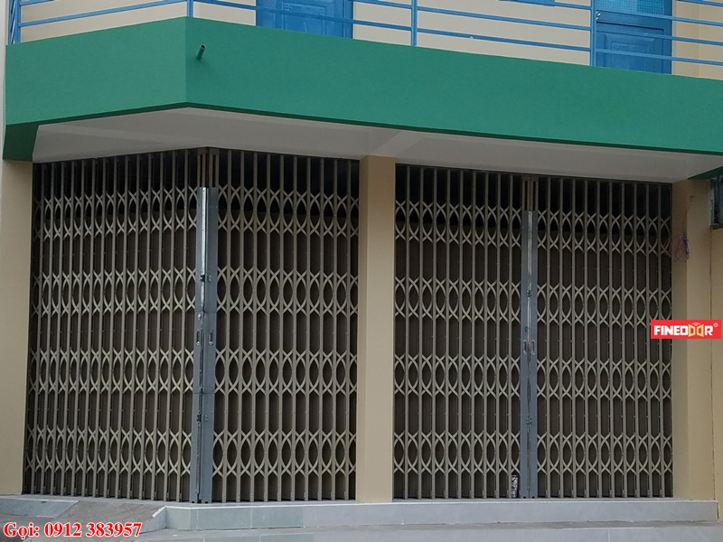 cửa kéo sơn tĩnh điện, cửa kéo công nghệ đức