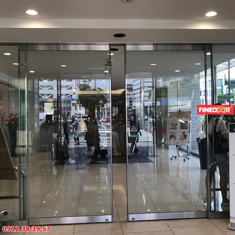 Cửa tự động Nabco siêu mỏng